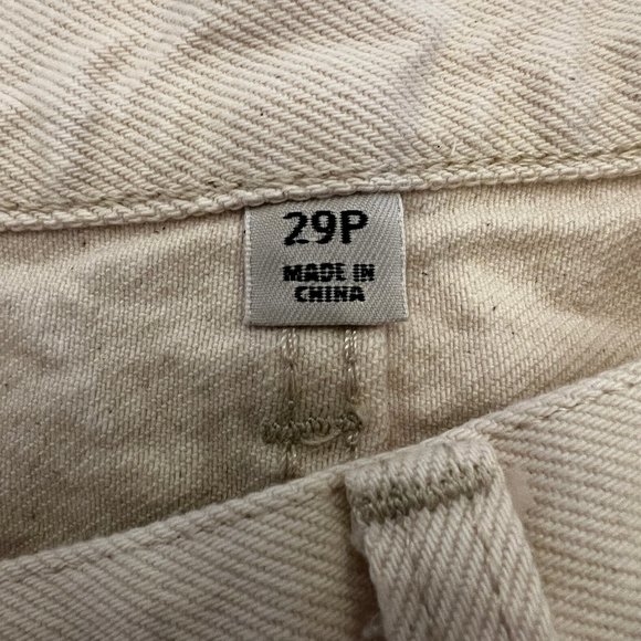 J. Crew Full Length Demi Boot BF654 Jeans in Natural Size 29P - Picture 7 of 13